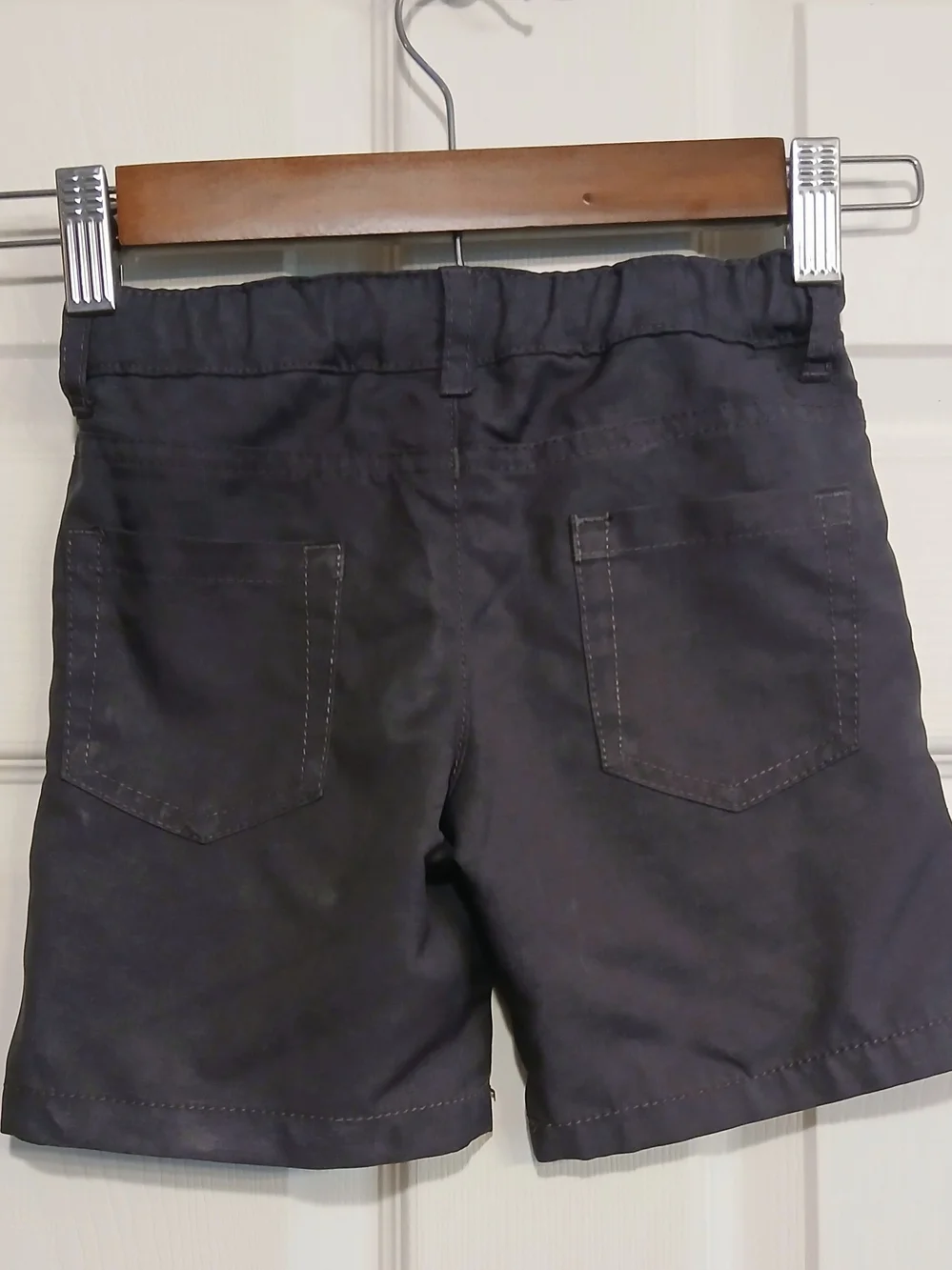 Cat & Jack Boys Dark Gray Cotton Chino Shorts Size 4